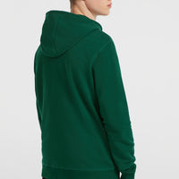 Small Logo Kapuzenjacke mit Reißverschluss | Emerald Envy