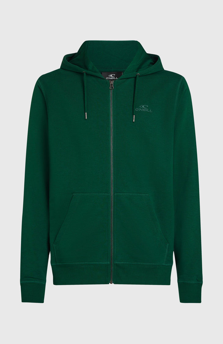 Small Logo Kapuzenjacke mit Reißverschluss | Emerald Envy
