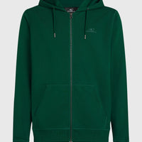 Small Logo Kapuzenjacke mit Reißverschluss | Emerald Envy