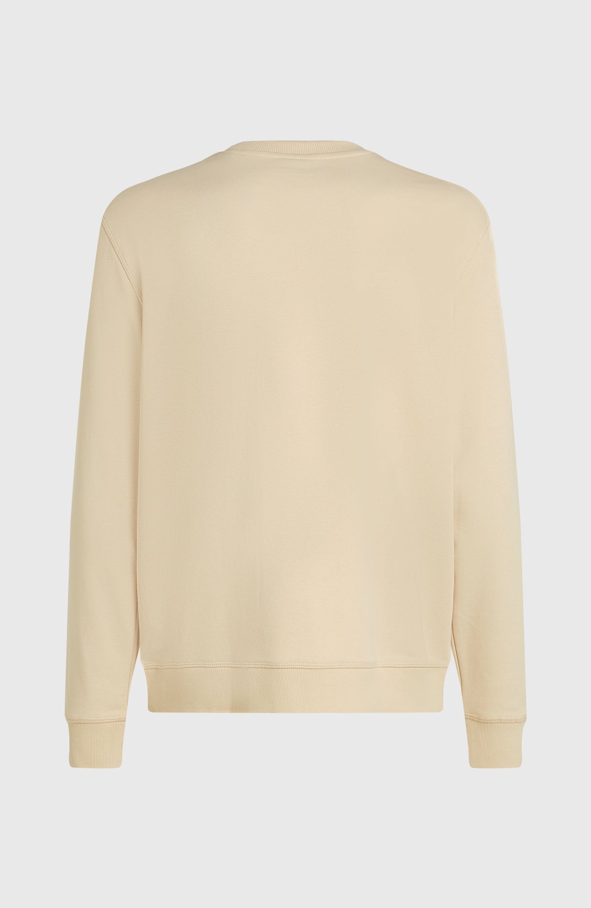 Original Cali Logo Crew Sweatshirt für Herren, beige, freigestellt von hinten