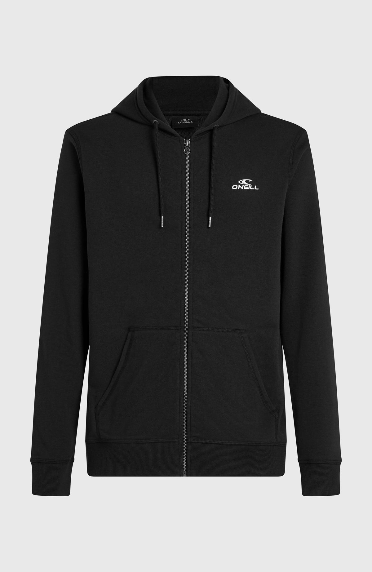 Small Logo Kapuzenjacke mit Reißverschluss | Black Out