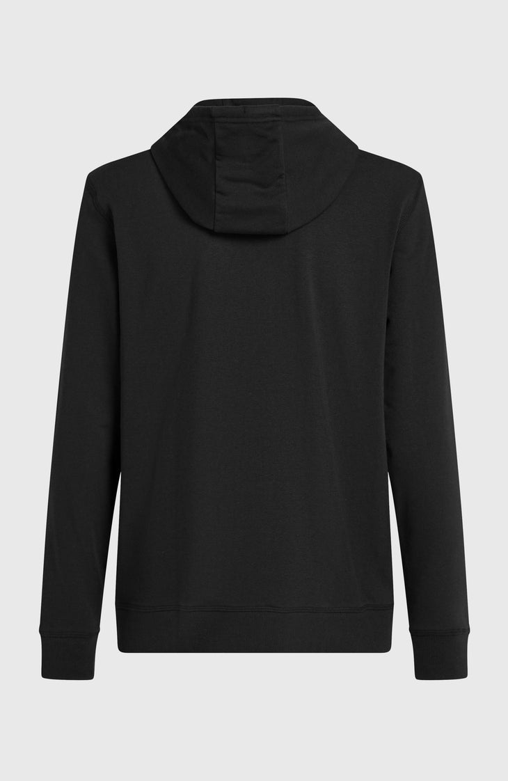 Small Logo Kapuzenjacke mit Reißverschluss | Black Out