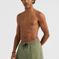 Cali State 15'' Badehose | Deep Lichen Green