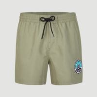 Cali State 15'' Badehose | Deep Lichen Green