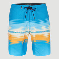 Heat Stripe Line 19'' Boardshorts | Princess Blue