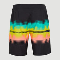 Heat Stripe Line 19'' Boardshorts | Black Out