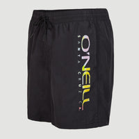 Cali Melted Print 16'' Badehose | Black Out