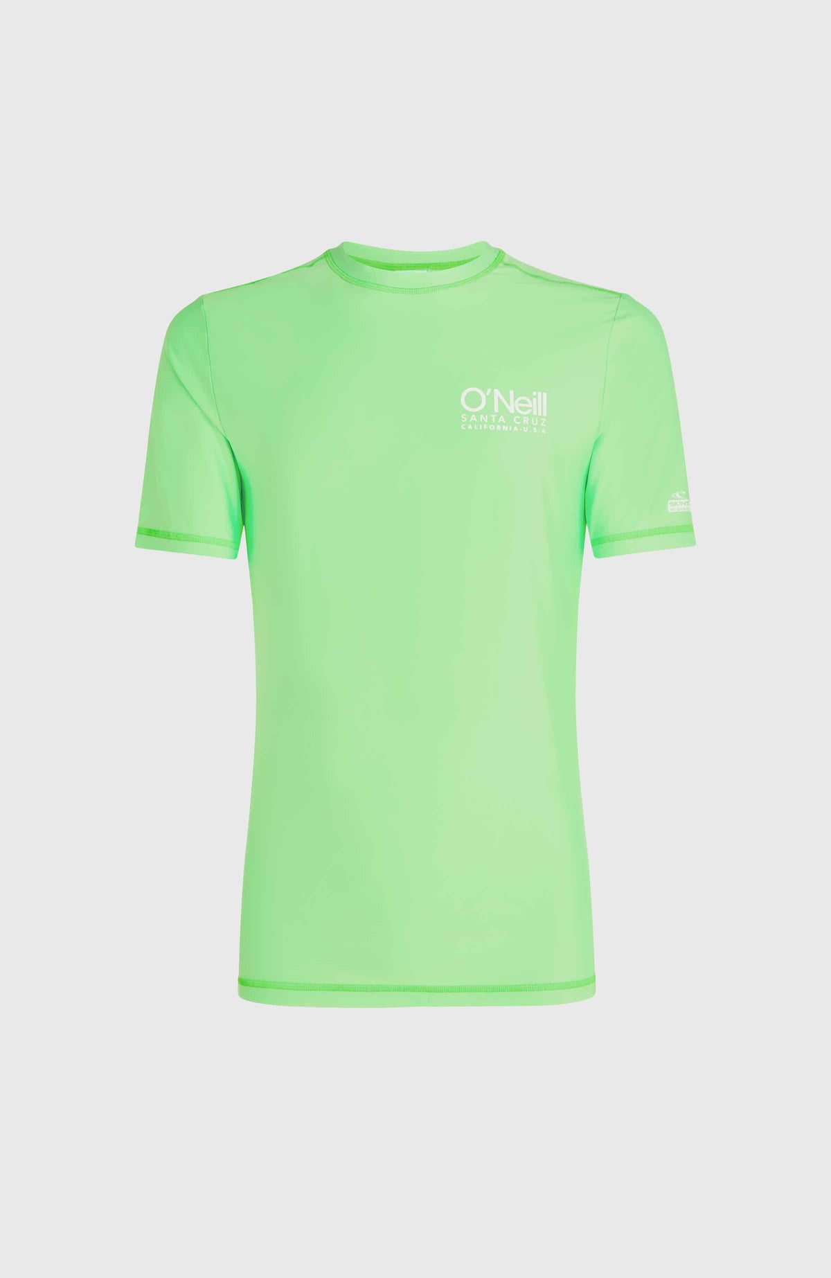 Essentials Cali Shortsleeve-Schwimmshirt | Neon Green