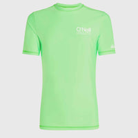 Essentials Cali Shortsleeve-Schwimmshirt | Neon Green