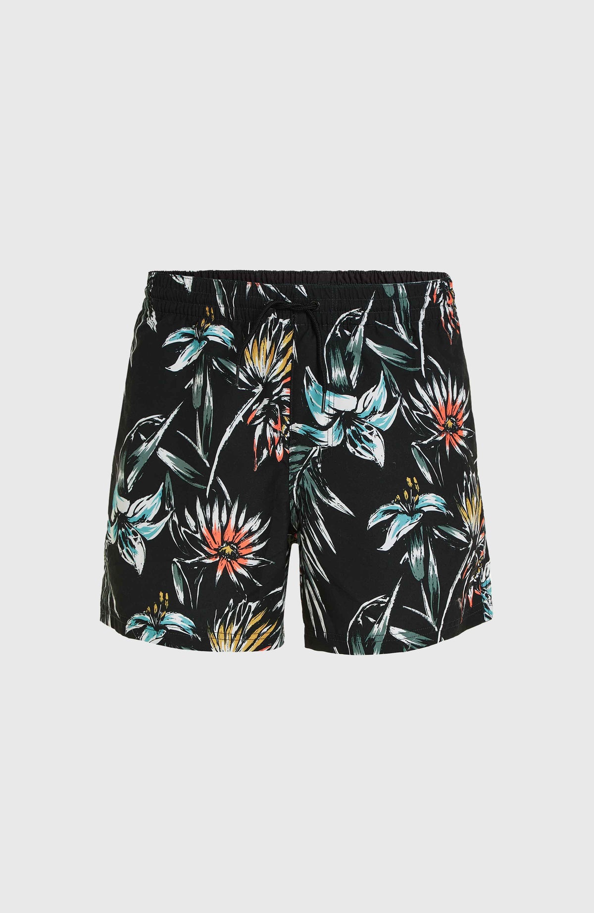 Mix and Match Cali Print 15'' Badehose | Black Tropicana