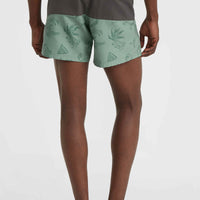 Mix and Match Cali Block 15'' Badehose | Green Vintage Surfer