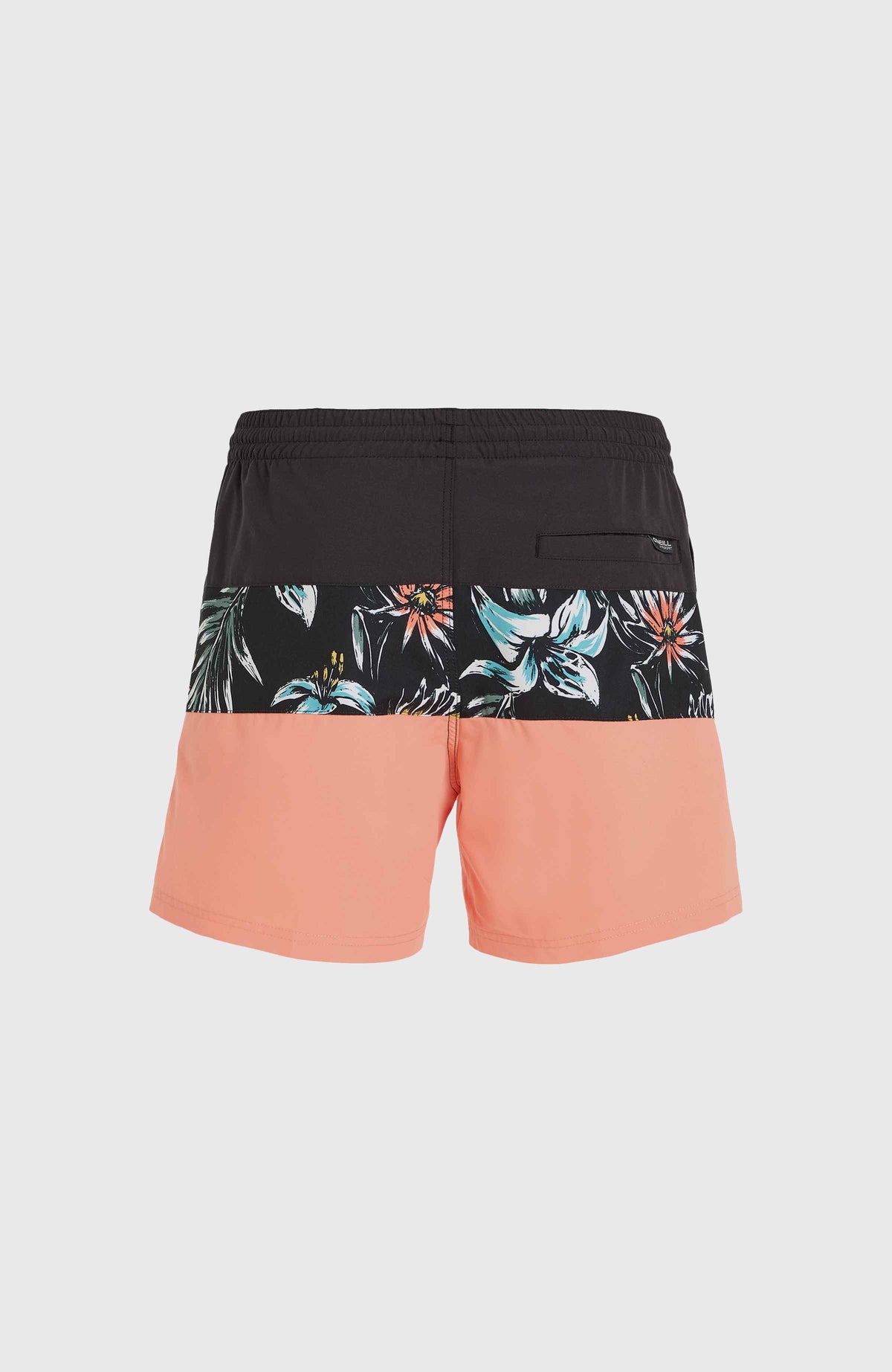Mix and Match Cali Block 15'' Badehose | Black Tropicana