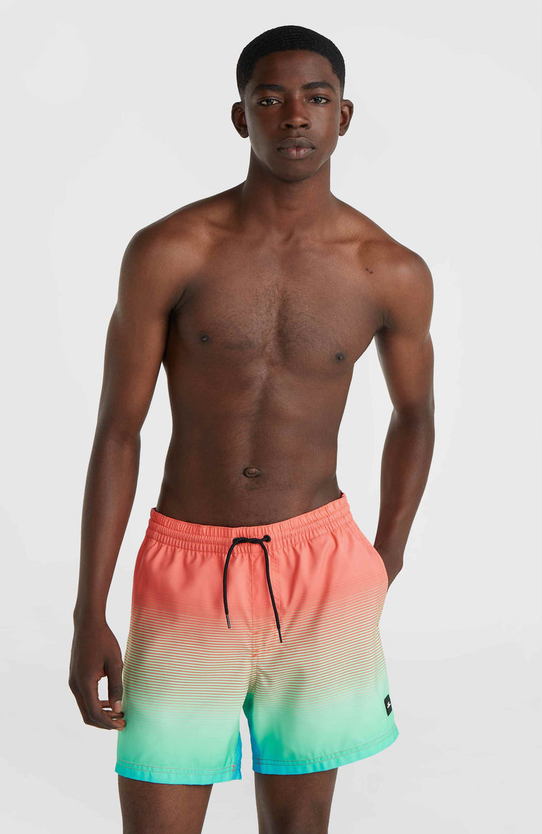 Jack O'Neill Cali Gradient 15'' Badehose | Living Coral Simple Gradient Panel