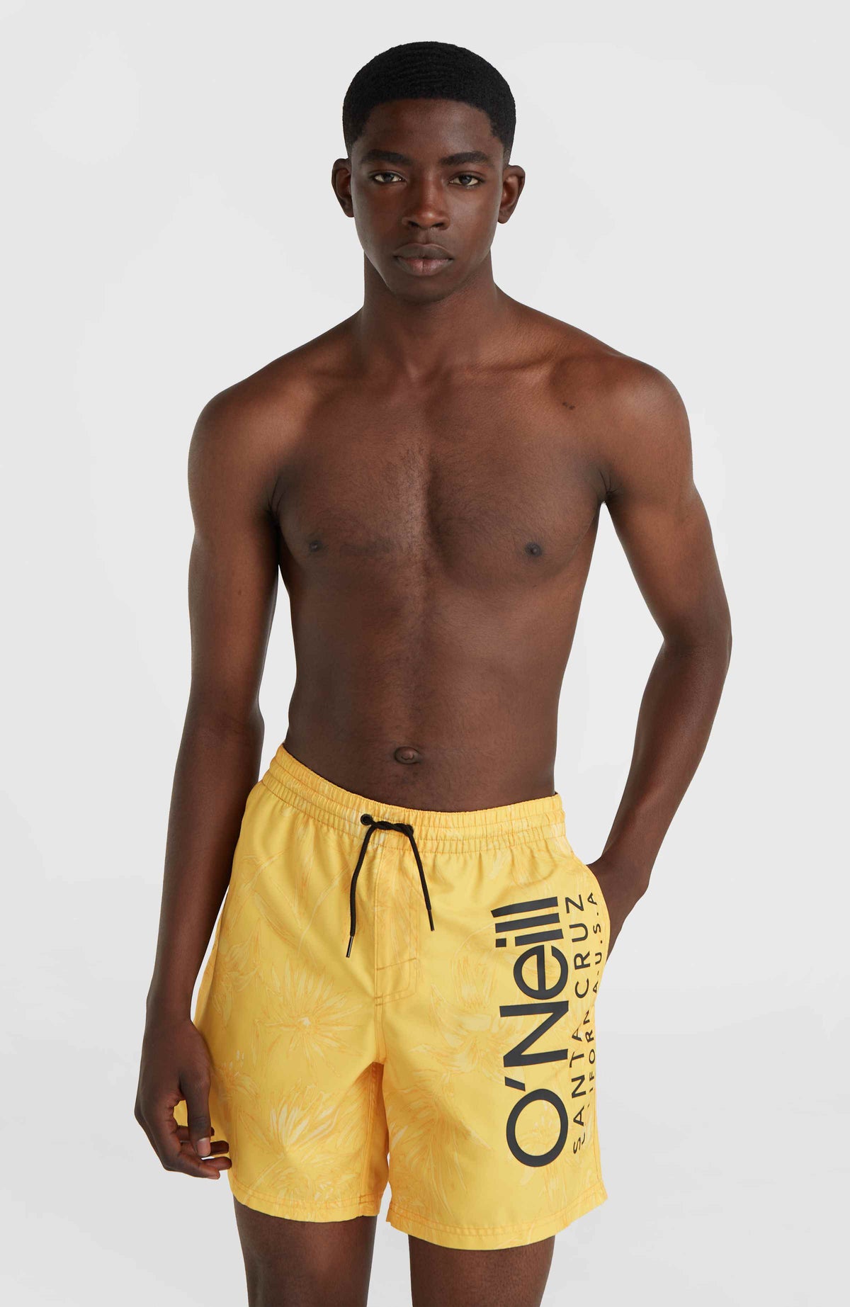 Mix and Match Cali 16'' Badehose | Yellow Tonal Tropicana