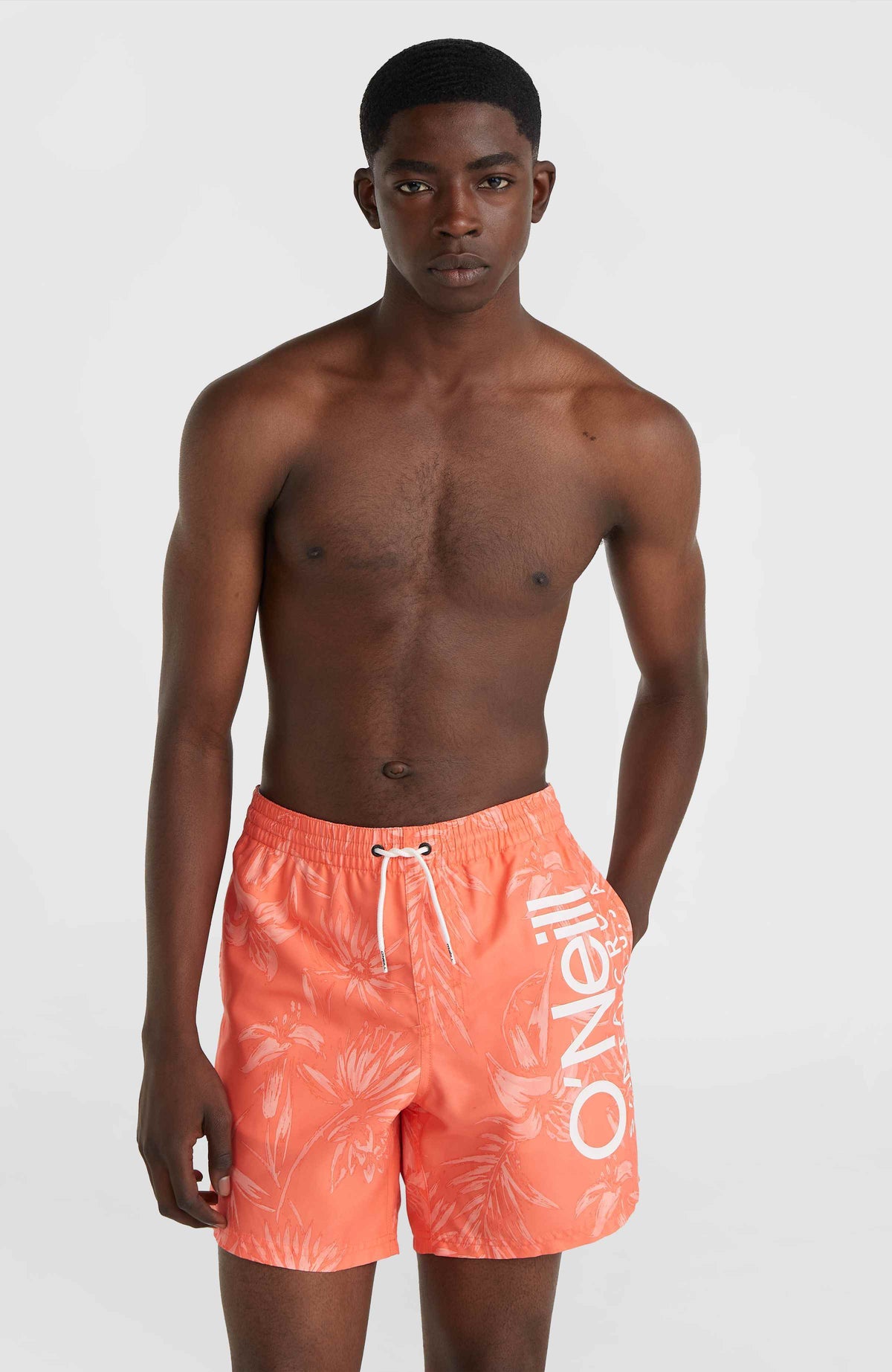 Mix and Match Cali 16'' Badehose | Living Coral Tonal Tropicana