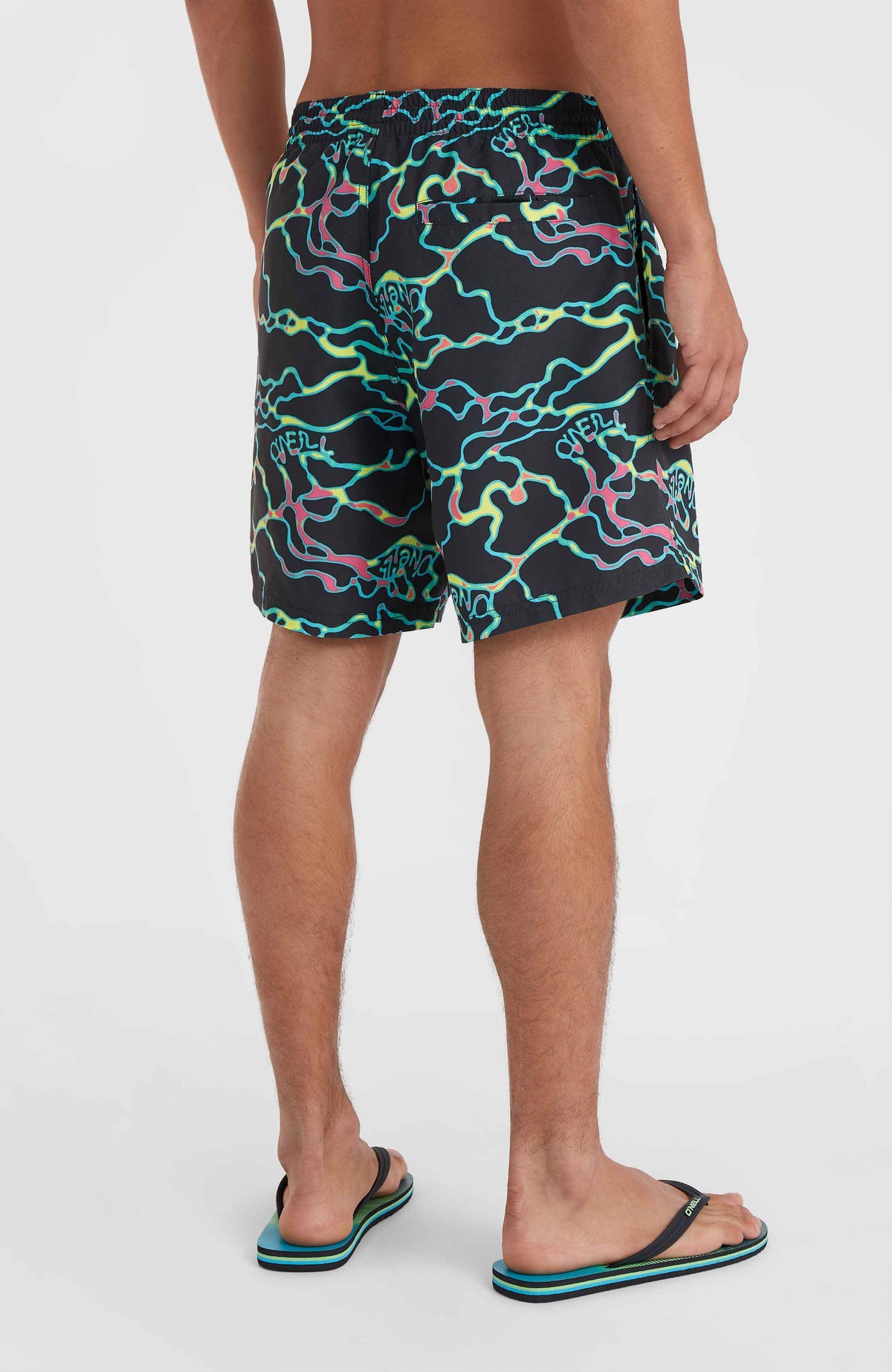 Jack O'Neill Cali Crazy 16'' Badehose | Black Ocean View