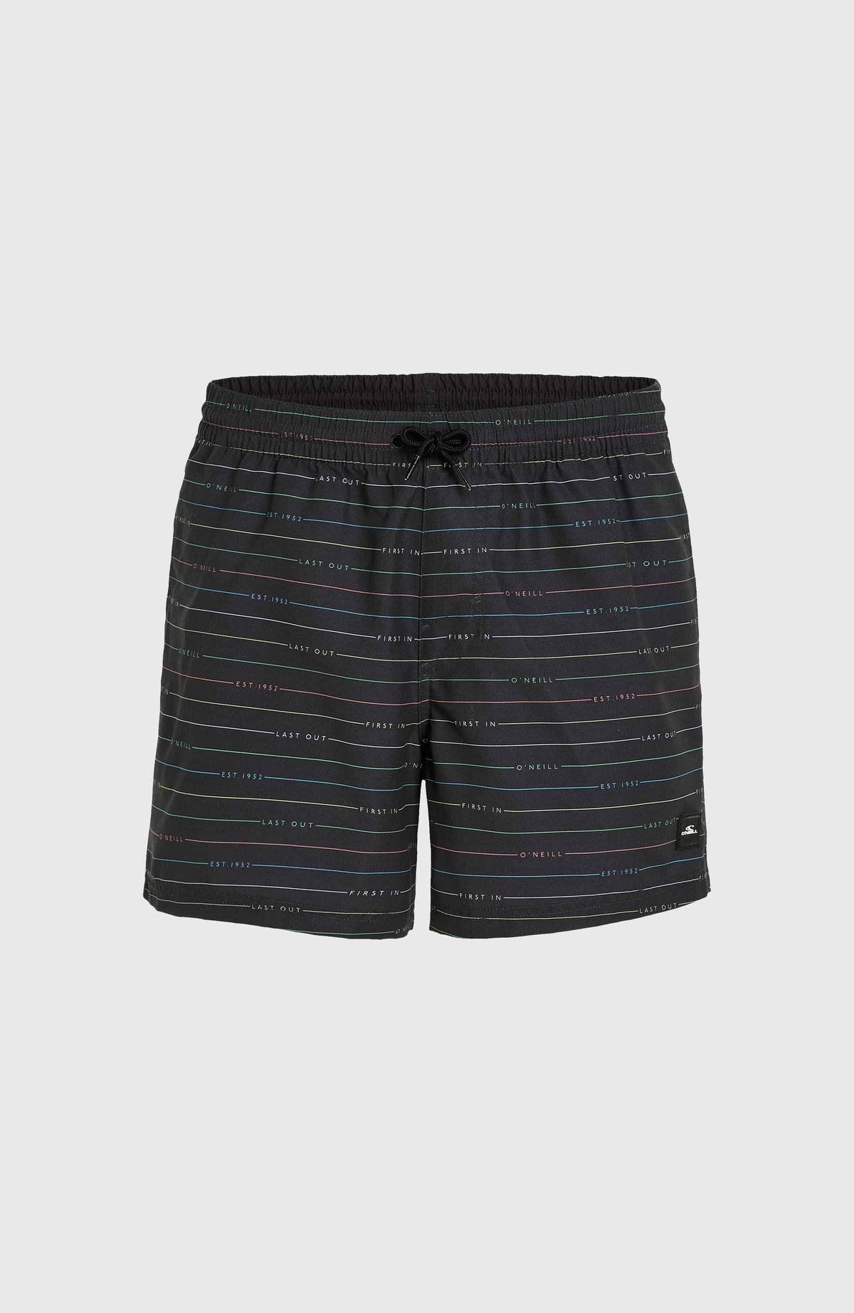 Jack O'Neill Cali First 15'' Badehose | Black First Name Stripe