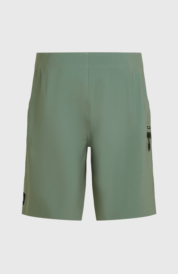 Hyperfreak Tech Solid 19'' Boardshorts | Seagrass
