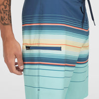 Hyperfreak Heat Stripe 21'' Boardshorts | Indigo Heat Stripe