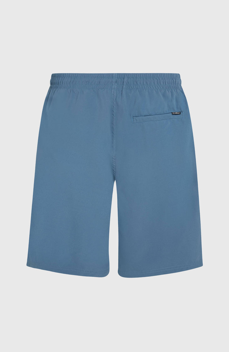 Retro 19'' Badehose | Blue Melted Texture