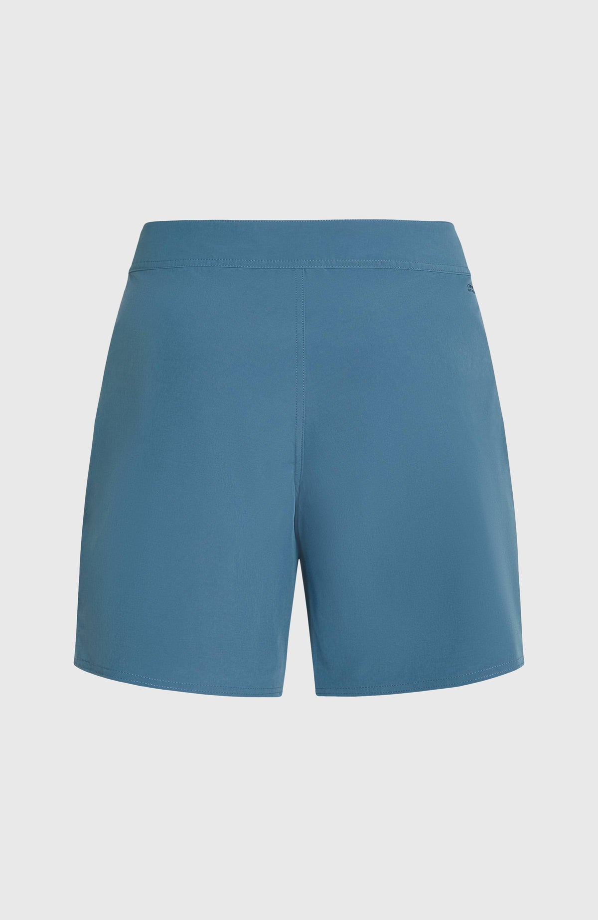 Solid 17'' Boardshorts für Herren, blau, freigestellt von hinten mit Ziernaht am Bund