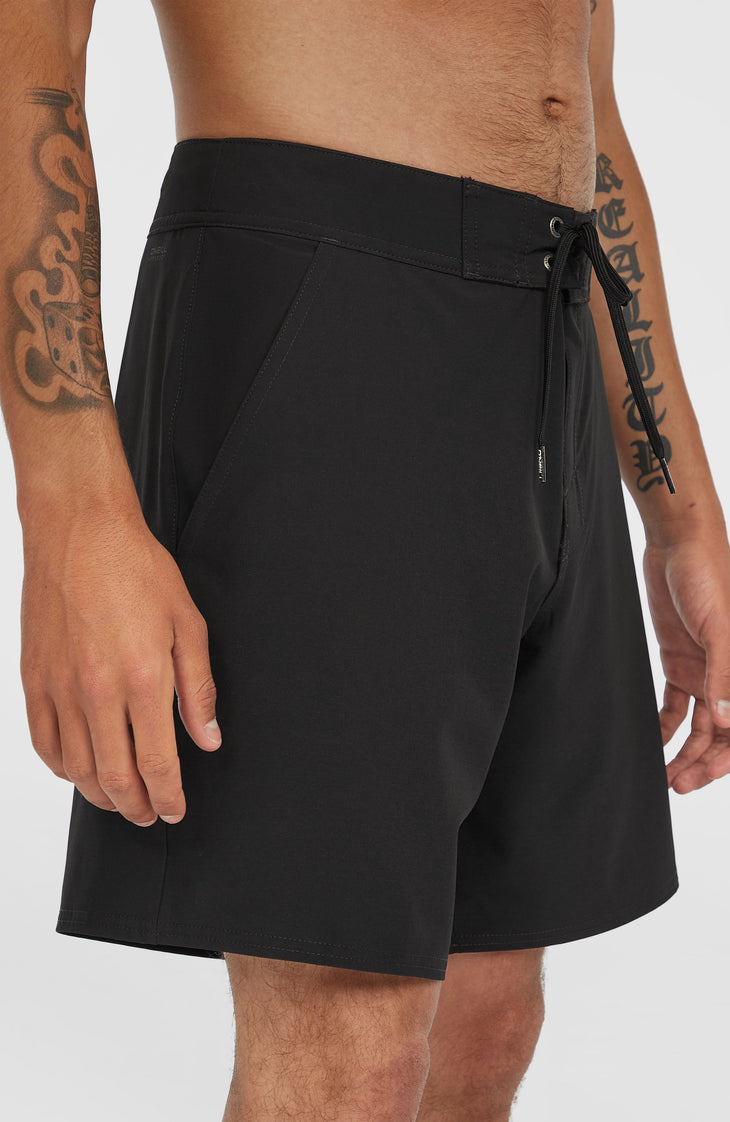 Solid 17'' Boardshorts | Black Out