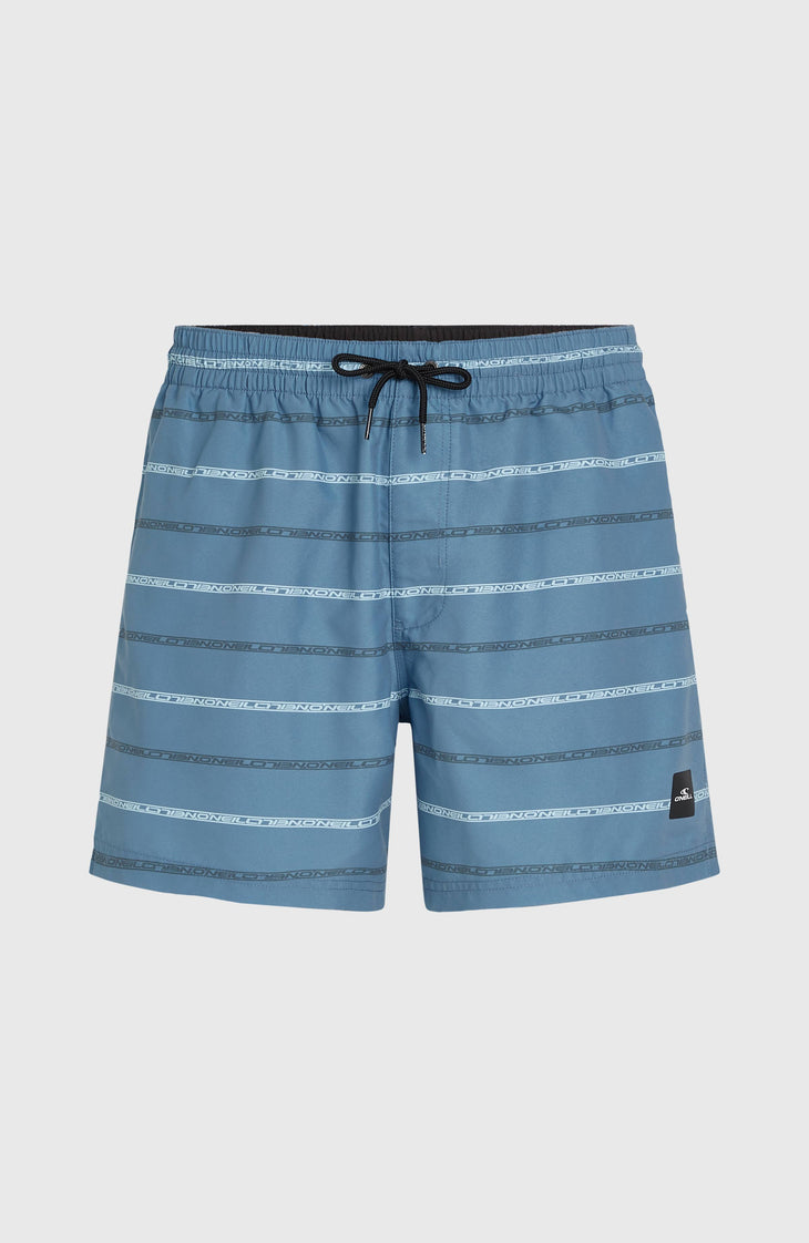 Cali First 15'' Badehose | Blue O'Neill Stripe
