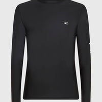 Essentials Longsleeve-Schwimmshirt | Black Out