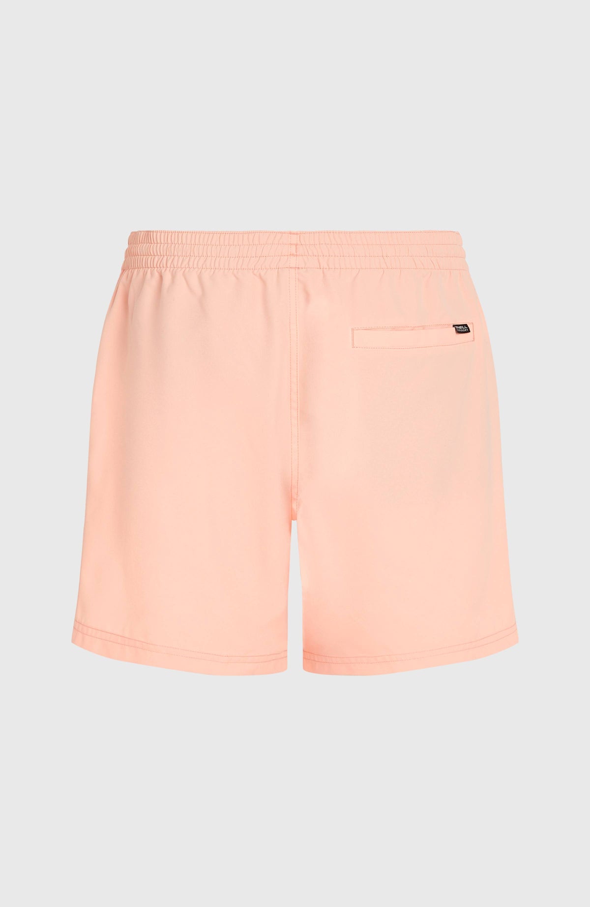 Original Cali 16'' Badehose für Herren, pink, freigestellt von hinten mit Gesäßtasche und Label