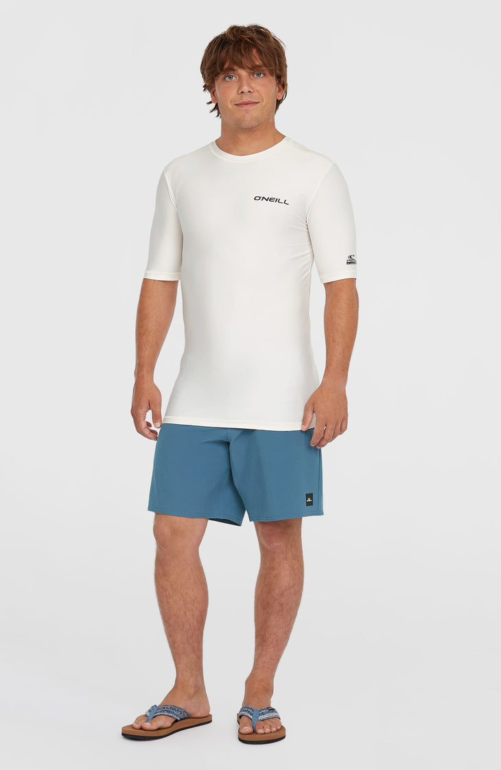 Essentials Shortsleeve-Schwimmshirt | Snow White
