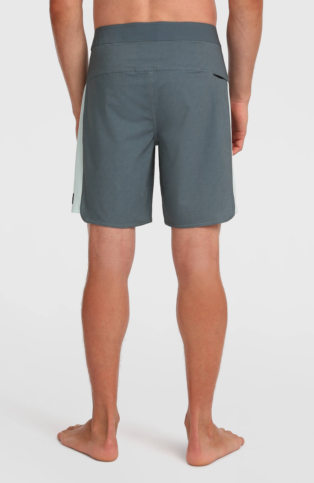 Hyperfreak Tech Panel 18'' Boardshorts für Herren, blau, Rückansicht am Model