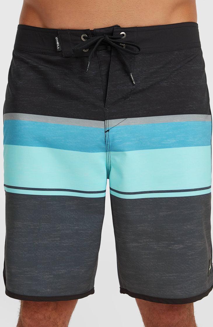 Lennox Scallop 19'' Boardshorts | Phantom Lennox Scallop