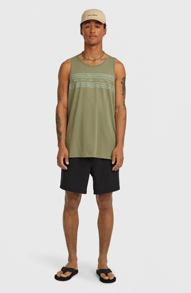 Pocket Print 16" Badehose | Black Out