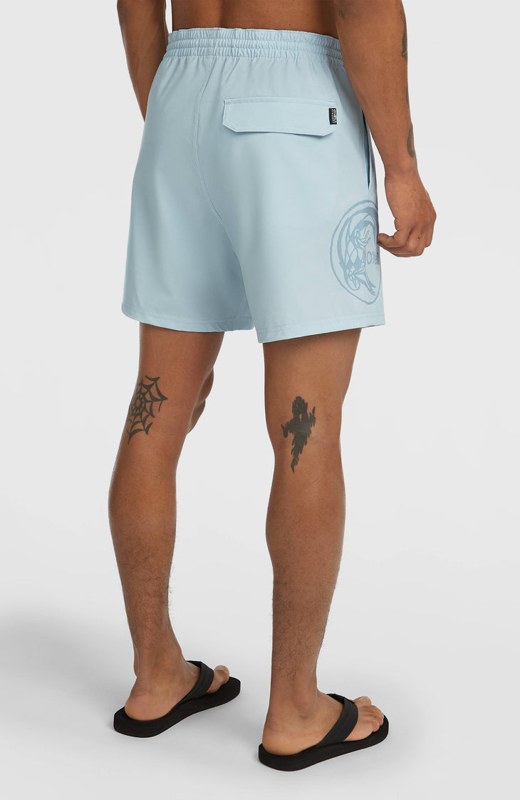 O'Riginals Cali Ocean 16'' Badehose | Light Blue O'iginals Acid Wash