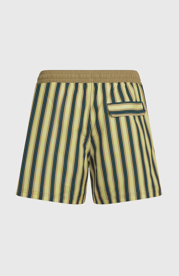 O'Riginals Stripe 15" Badehose | Yellow Originals stripe