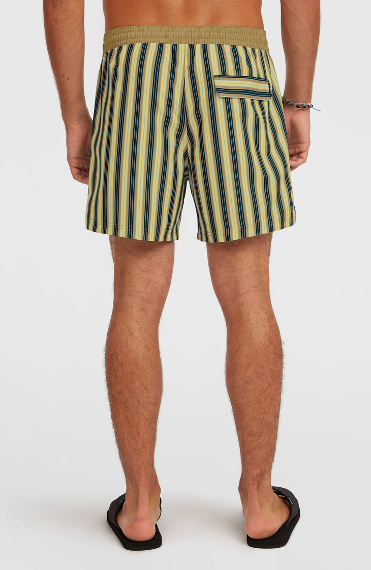 O'Riginals Stripe 15" Badehose | Yellow Originals stripe
