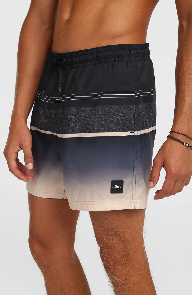 O'Neill Gradient 15" Badehose | Black Out Gradient Stripe
