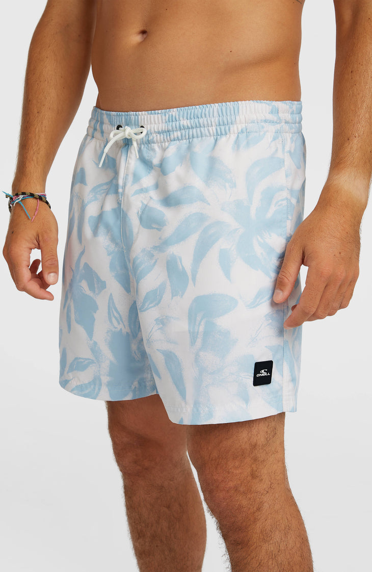 O'Neill Print 16'' Badehose | White Spray Flower