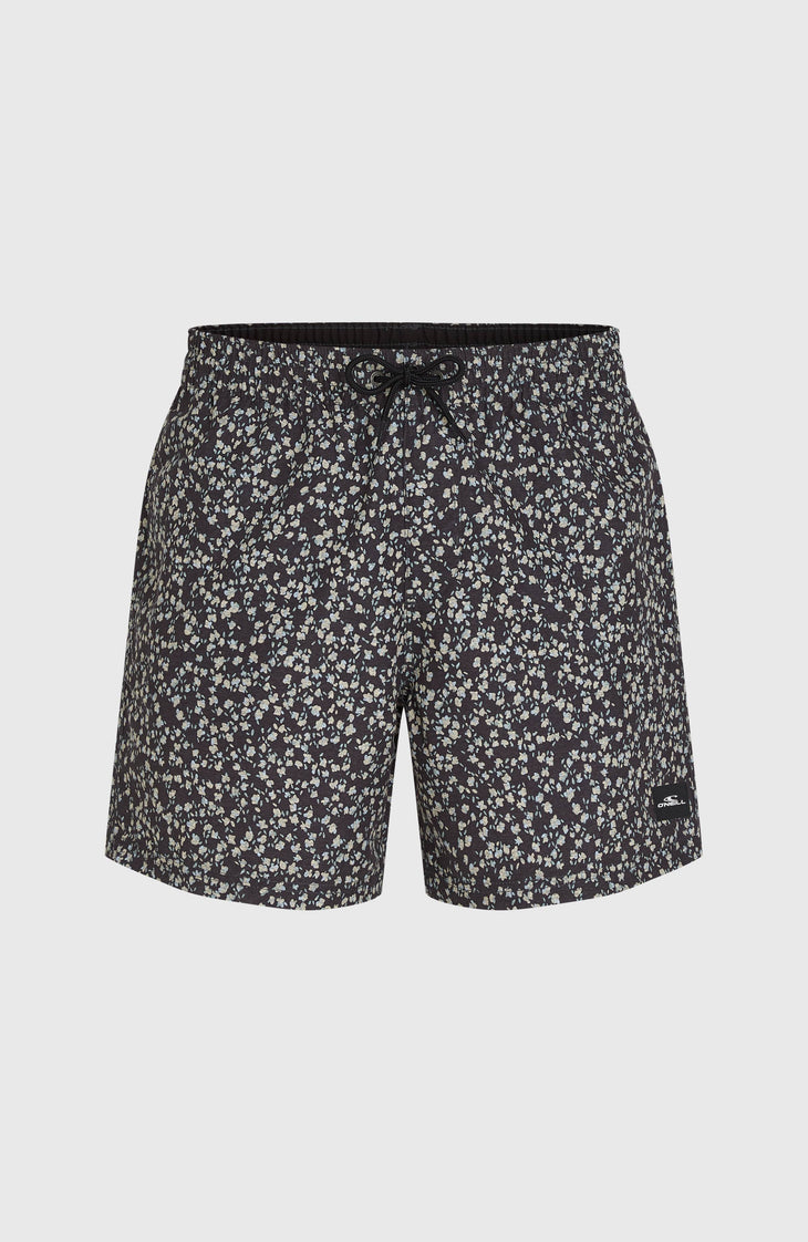 O'Neill Print 16'' Badehose | Black Dot Flower