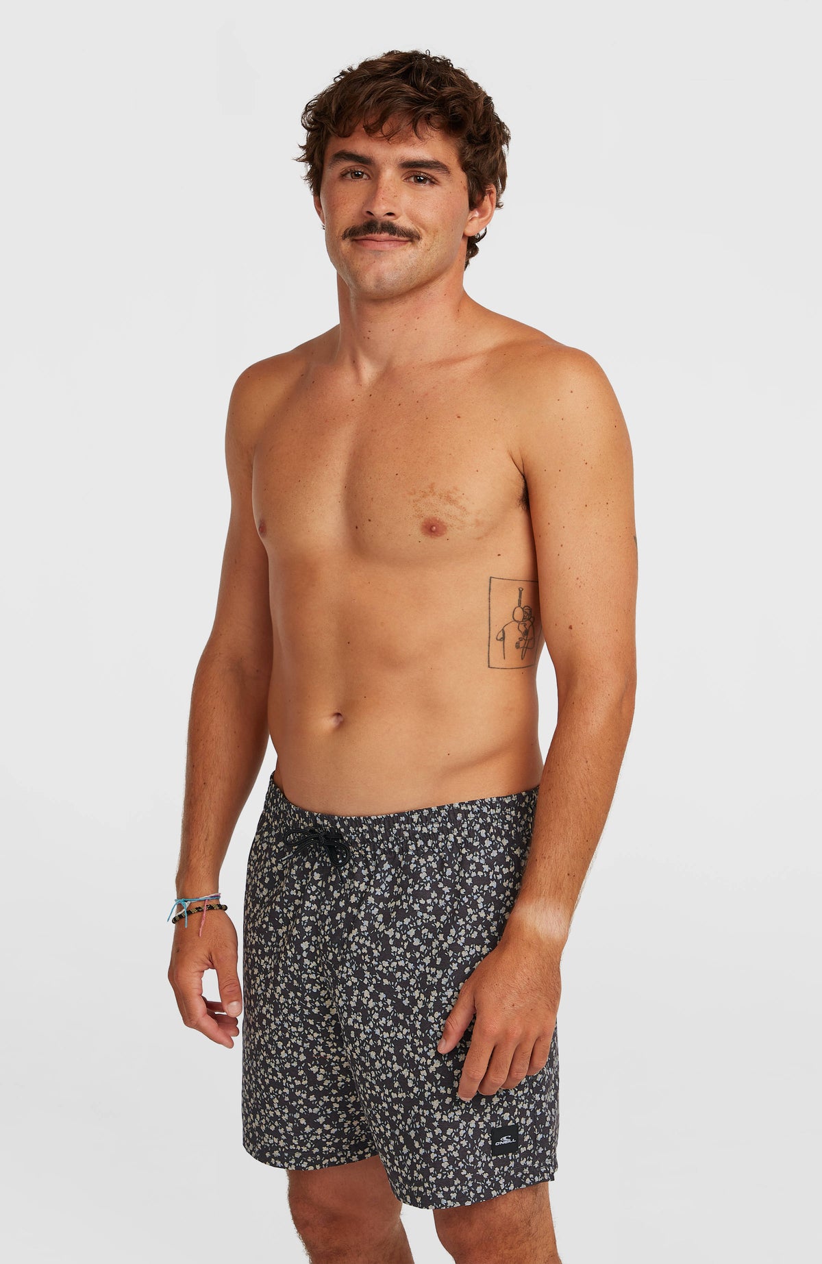 O'Neill Print 16'' Badehose | Black Dot Flower