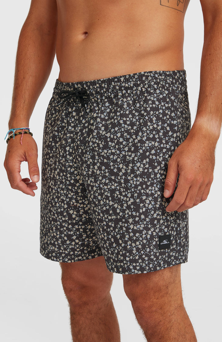 O'Neill Print 16'' Badehose | Black Dot Flower
