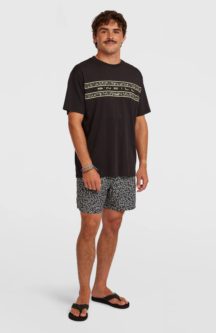 O'Neill Print 16'' Badehose | Black Dot Flower