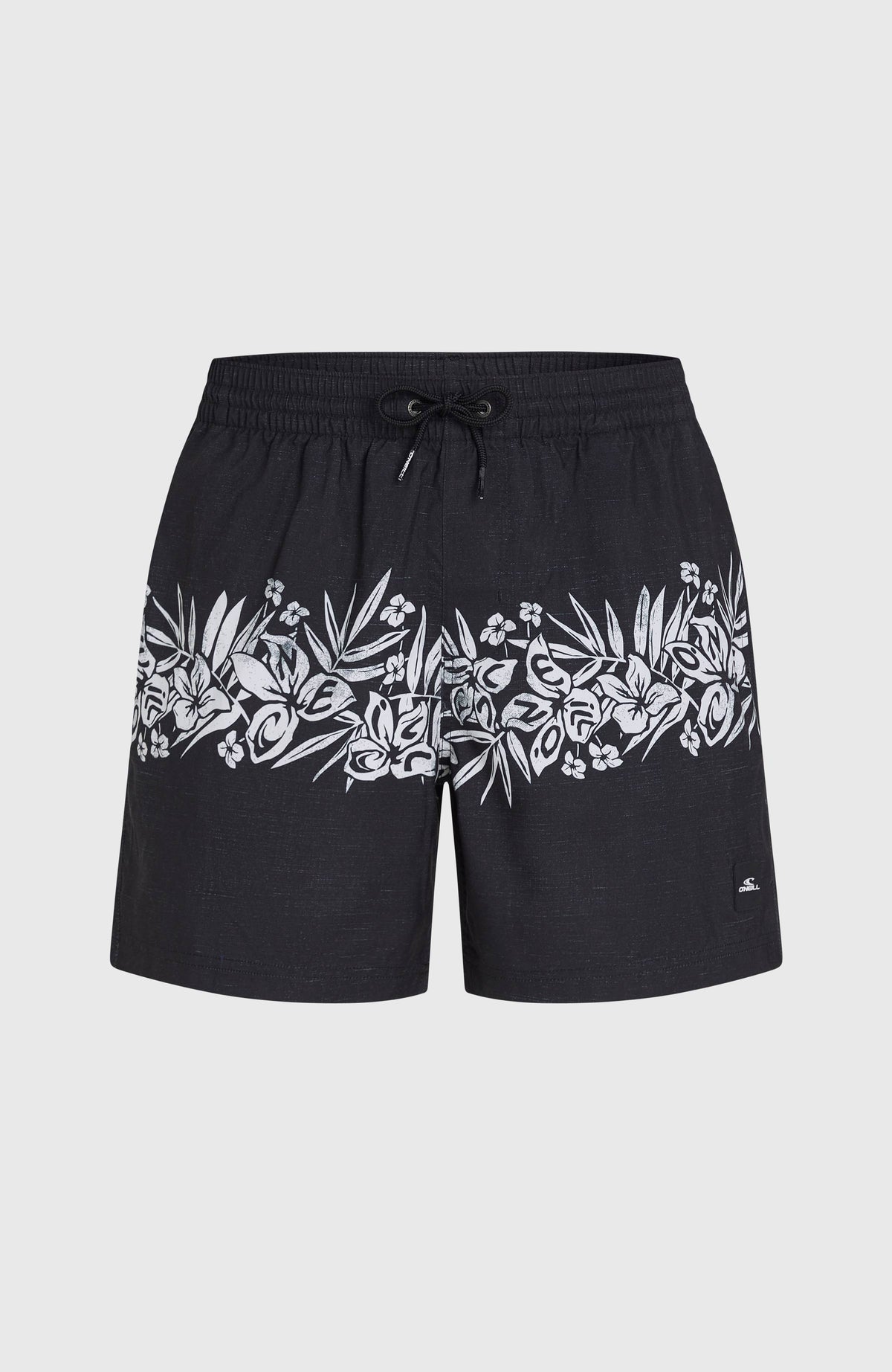 O'Neill Uni Flower 16'' Badehose | Black Tropical Stripe