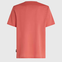 O'Neill Hybrid Logo Polygiene T-Shirt | Red Orcher
