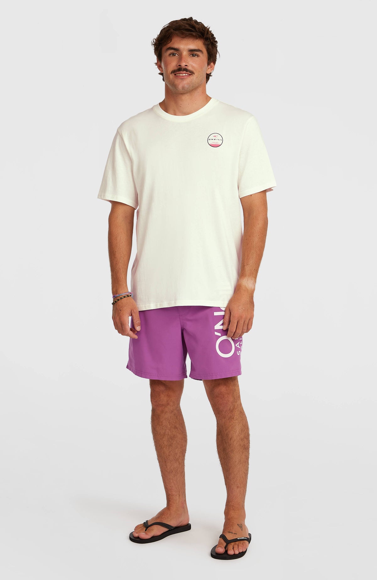 Jack O'Neill Back Print T-Shirt | Snow White