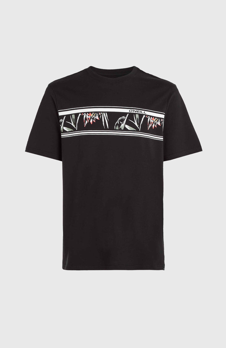 Mix and Match Floral Graphic T-Shirt | Black Out