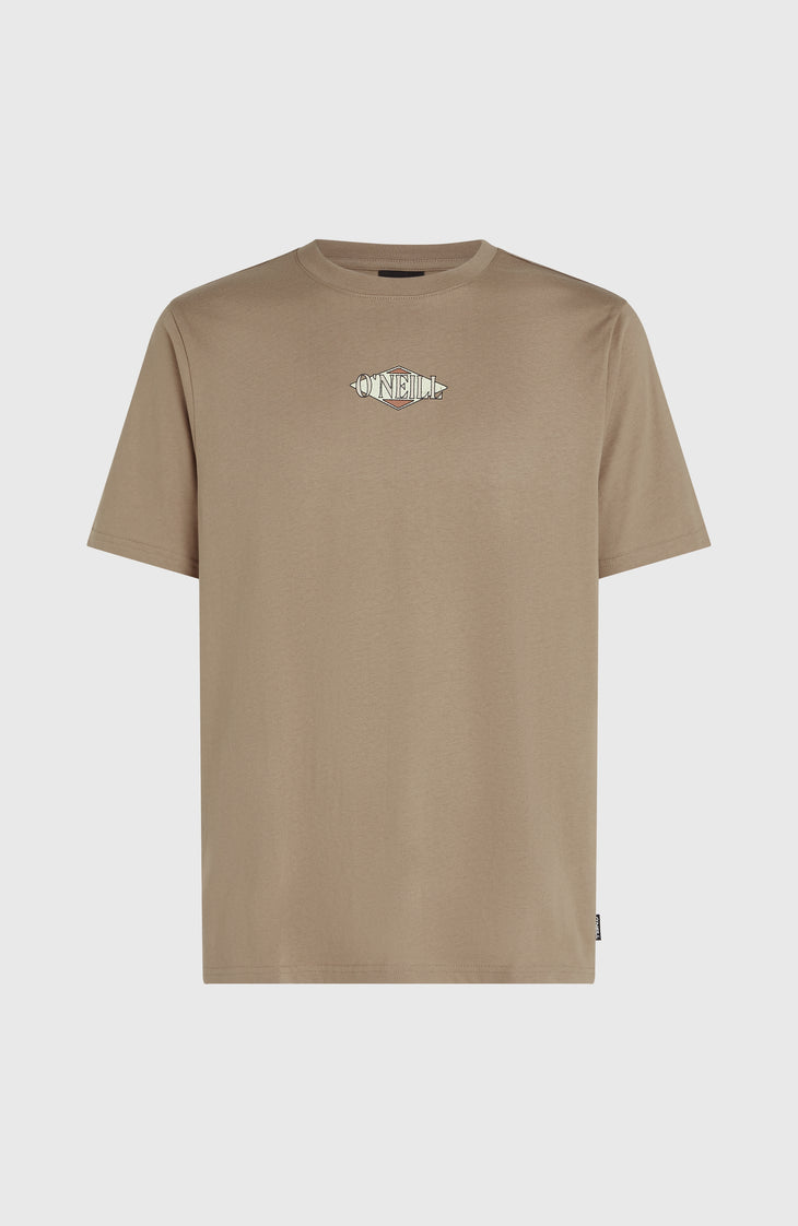 Back Print T-Shirt | Concrete
