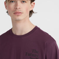 Future Surf Society T-Shirt | Aubergine