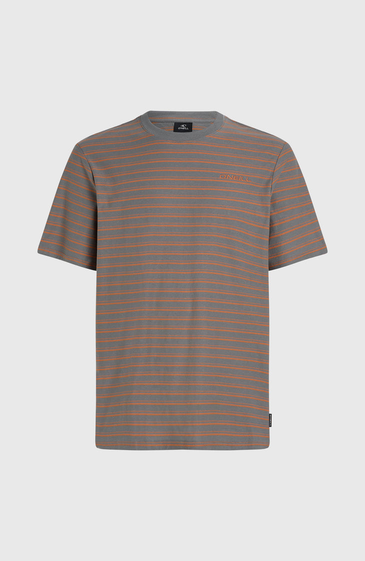 Yarn Stripe T-Shirt | Grey Cali Stripe