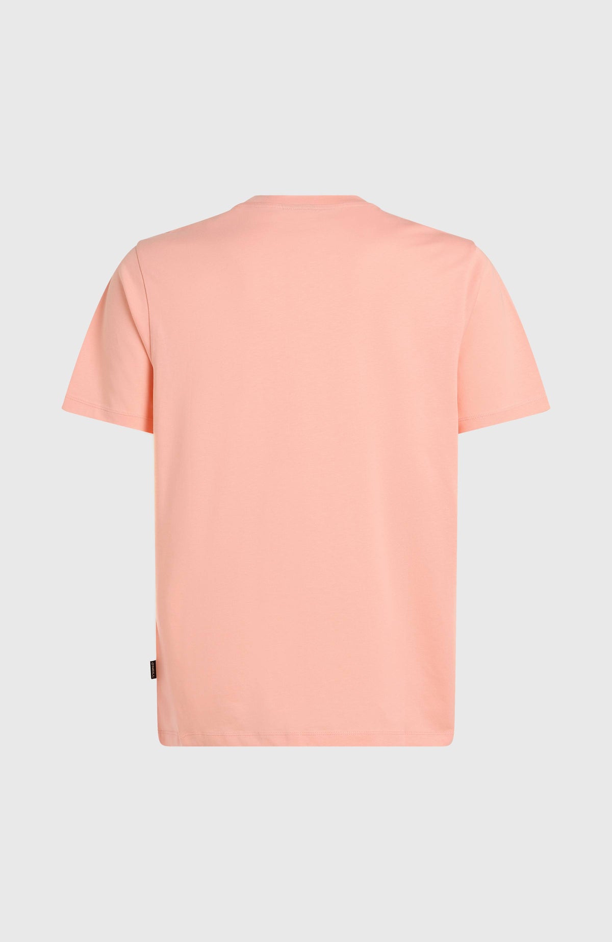Pinkes Small Logo T-Shirt für Herren, freigestellt von hinten
